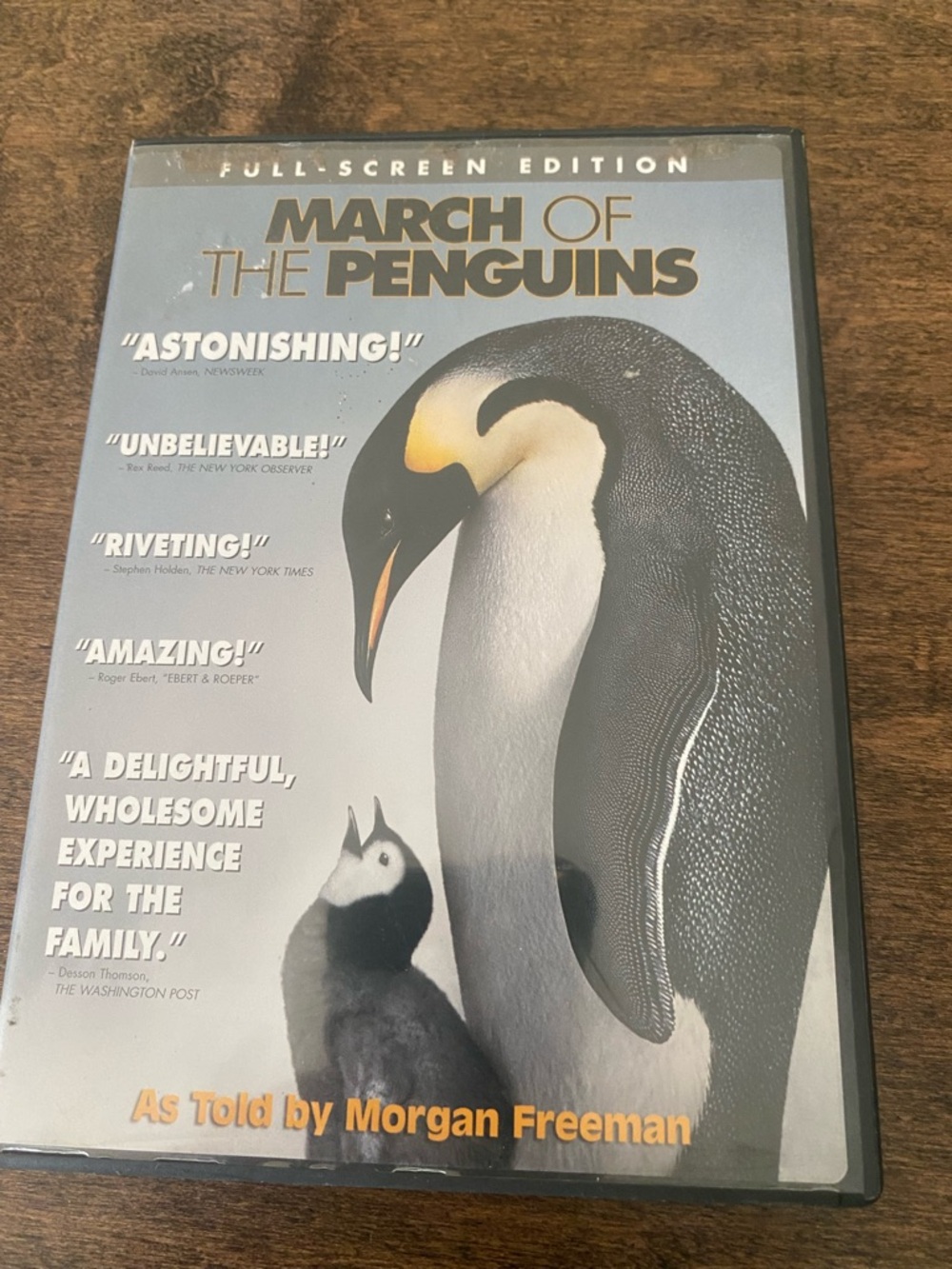 March of the Penguins DVD — Emperor Penguins — Full Screen